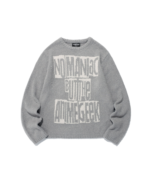 NICE GHOST CLUB(ナイスゴーストクラブ)の「ANIME L/S KNIT TEE_GREY(NG2EFUK608A)(ニット/セーター・レディース・グレー・M/L/S)」の1枚目の写真