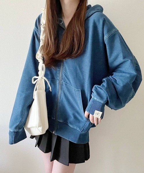 Cat Denim Parker кот‑деним парка