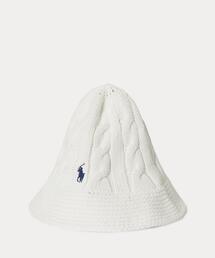 POLO RALPH LAUREN | ケーブルニット コットン バケット ハット(ハット)