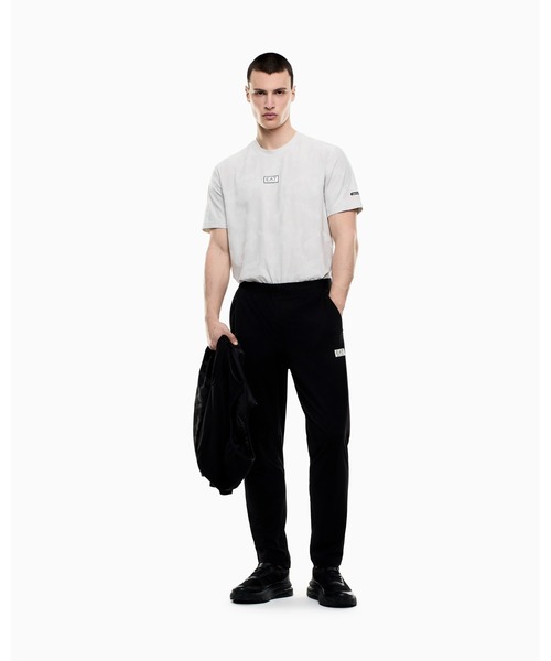 EMPORIO ARMANI EA7(エンポリオアルマーニイーエーセブン)の「<オンライン限定>【エンポリオ アルマーニ EA7】VENTUS RUNNING アクティブ トップス Tシャツ(Tシャツ/カットソー・メンズ・ライトグレー・LARGE/MEDIUM/SMALL/X-LARGE/X-SMALL/XX-LARGE)」の3枚目の写真