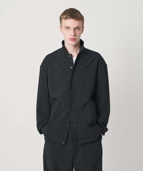 MONKEY TIME（モンキータイム）の「RENU TROシリーズ コーチ ジャケット -セットアップ対応-（ブルゾン・メンズ・ダークグレー/ブラック・S/M/L/XL）」の3枚目の写真