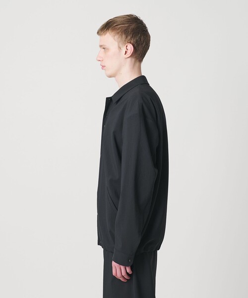 MONKEY TIME（モンキータイム）の「RENU TROシリーズ コーチ ジャケット -セットアップ対応-（ブルゾン・メンズ・ダークグレー/ブラック・S/M/L/XL）」の6枚目の写真