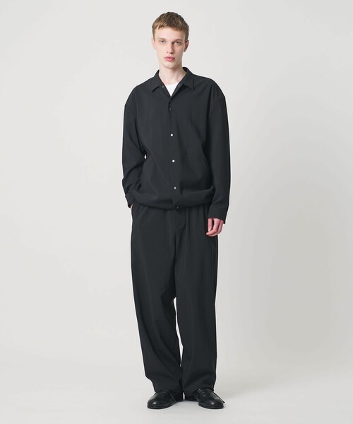 MONKEY TIME（モンキータイム）の「RENU TROシリーズ コーチ ジャケット -セットアップ対応-（ブルゾン・メンズ・ダークグレー/ブラック・S/M/L/XL）」の9枚目の写真