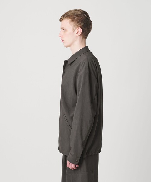 MONKEY TIME（モンキータイム）の「RENU TROシリーズ コーチ ジャケット -セットアップ対応-（ブルゾン・メンズ・ダークグレー/ブラック・S/M/L/XL）」の20枚目の写真