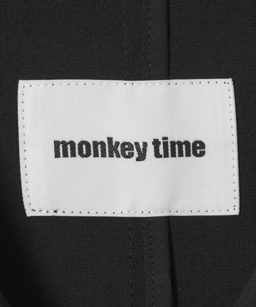 MONKEY TIME(モンキータイム)の「RENU TROシリーズ コーチ ジャケット -セットアップ対応-(ブルゾン・メンズ・ダークグレー/ブラック・S/M/L/XL)」の7枚目の写真