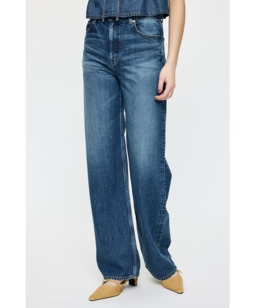 MOUSSY（マウジー）の「【26年SS新作】【セットアップ対応】TENCEL(TM) DENIM STRAIGHT（デニムパンツ・レディース・ブルー/ワンウォッシュ・23inch/24inch/25inch/26inch/27inch）」の7枚目の写真