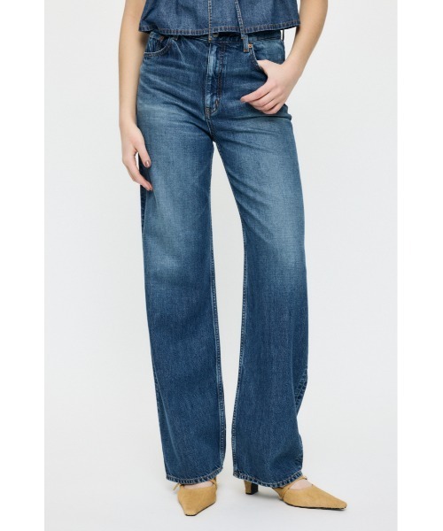 MOUSSY（マウジー）の「【26年SS新作】【セットアップ対応】TENCEL(TM) DENIM STRAIGHT（デニムパンツ・レディース・ブルー/ワンウォッシュ・23inch/24inch/25inch/26inch/27inch）」の8枚目の写真