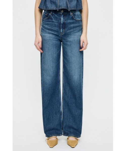 MOUSSY（マウジー）の「【26年SS新作】【セットアップ対応】TENCEL(TM) DENIM STRAIGHT（デニムパンツ・レディース・ブルー/ワンウォッシュ・23inch/24inch/25inch/26inch/27inch）」の9枚目の写真