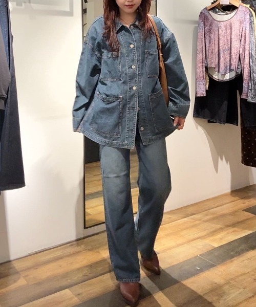 26年SS新作】【セットアップ対応】TENCEL(TM) DENIM STRAIGHT（デニム