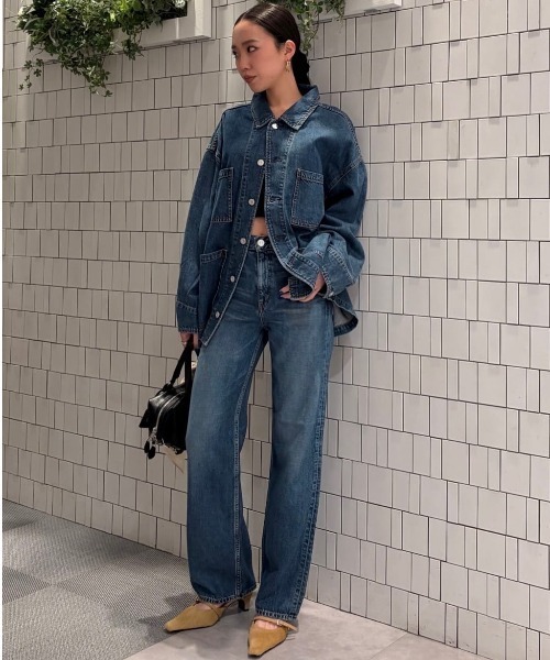 26年SS新作】【セットアップ対応】TENCEL(TM) DENIM STRAIGHT（デニム