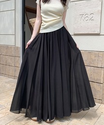 Diosfront（ディオスフロント）の「シフォンフレアロングスカート（スカート）」