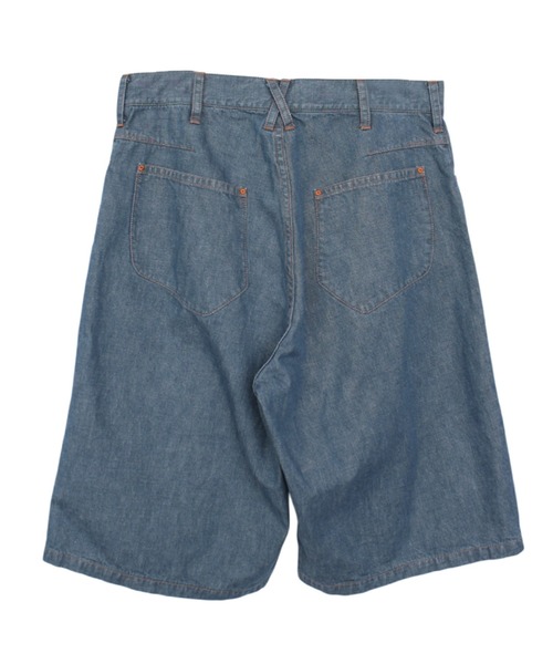 KOZABURO(コウザブロウ)の「【KOZABURO/コウザブロウ】WIDE LEG KNEE PATCH SHORTS(その他パンツ・メンズ・ライトブルー・2/1)」の2枚目の写真