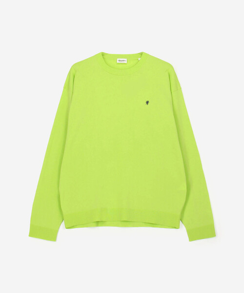 GYMPHLEX(ジムフレックス)の「Gymphlex | ジャージー クルーネックプルオーバー MEN(ニット/セーター・メンズ・ブラック/グリーン系その他・L/M)」の3枚目の写真