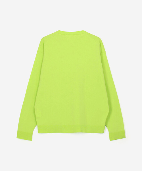 GYMPHLEX(ジムフレックス)の「Gymphlex | ジャージー クルーネックプルオーバー MEN(ニット/セーター・メンズ・ブラック/グリーン系その他・L/M)」の4枚目の写真