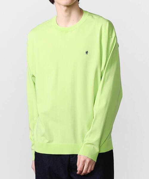 GYMPHLEX(ジムフレックス)の「Gymphlex | ジャージー クルーネックプルオーバー MEN(ニット/セーター・メンズ・ブラック/グリーン系その他・L/M)」の12枚目の写真