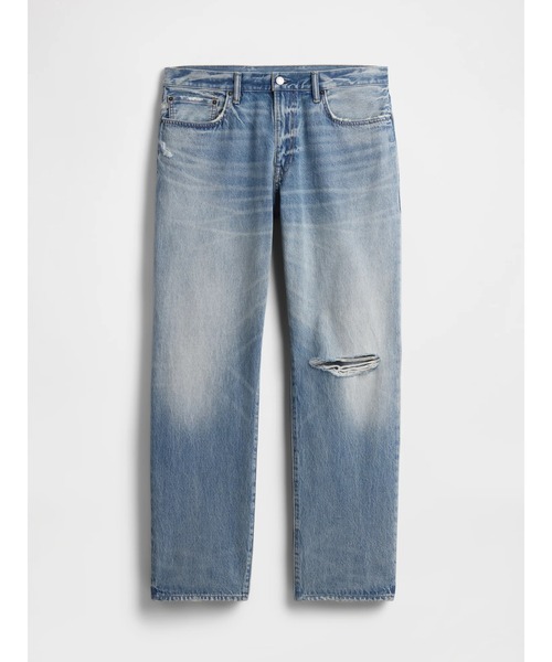 GAP(ギャップ)の「リラックスフィット ストレートデニム(デニムパンツ・メンズ・インディゴブルー・34W 32L/32W 30L/31W 32L/31W 30L/30W 30L/29W 30L/28W 30L/32W 32L/33W 32L/36W 32L)」の6枚目の写真