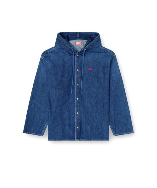 ブリThe衛門 DIESEL デニムシャツD-DEWNY-HOOD メンズ シャツ デニム D-DEWNY-HOOD（シャツ/ブラウス）｜DIESEL