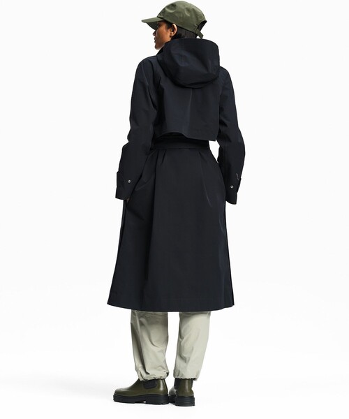 AIGLE（エーグル）の「ロングトレンチコート（トレンチコート・レディース・ベージュ/ブラック・S/M/XS）」の21枚目の写真