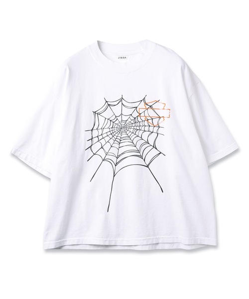 Jieda（ジエダ）の「JIEDA SPYDER T-SHIRT（Tシャツ/カットソー・メンズ・ホワイト/ブラック・2/1）」の7枚目の写真