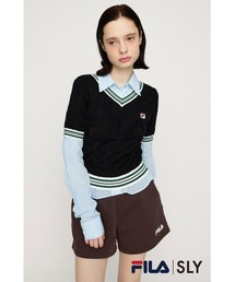 FILA x SLY CABLE KNIT TOPS フィラスライケーブルニットトップス 春服 夏服