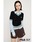 SLY�i�X���C�j�́uFILA x SLY CABLE KNIT TOPS �t�B���X���C�P�[�u���j�b�g�g�b�v�X �t�� �ĕ��i�j�b�g/�Z�[�^�[�j�v�b�u���b�N