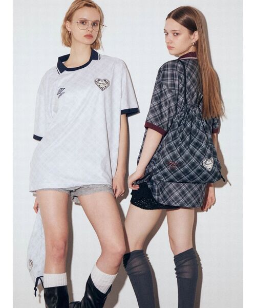 UMBRO(アンブロ)の「【UMBRO×EMODA】ストリングバックパック(バックパック/リュック・レディース・アイボリー/ブラック・FREE)」の13枚目の写真