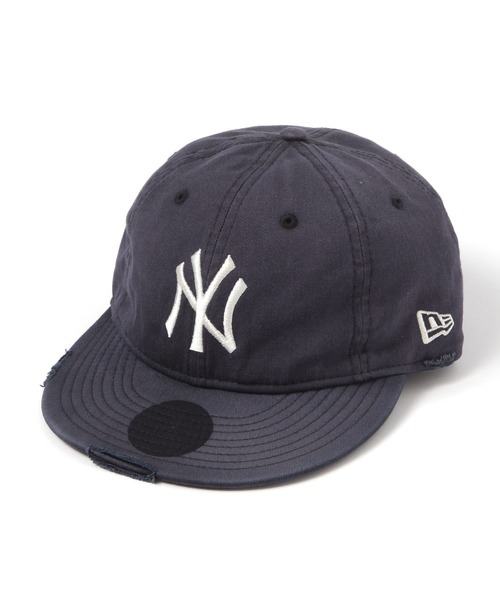 NEW ERA(ニューエラ)の「【NEW ERA(ニューエラ)】ロゴダメージ9THIRTY(キャップ・メンズ・ネイビー/ブルー・FREE)」の2枚目の写真