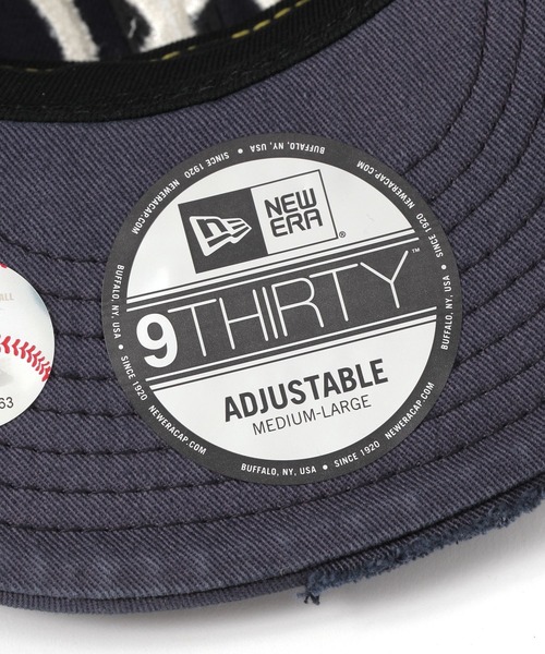 NEW ERA(ニューエラ)の「【NEW ERA(ニューエラ)】ロゴダメージ9THIRTY(キャップ・メンズ・ネイビー/ブルー・FREE)」の10枚目の写真