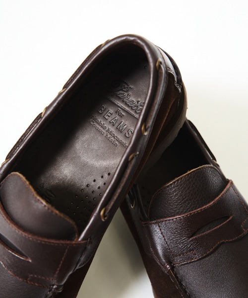 Paraboot(パラブーツ)の「【別注】Paraboot / Corsica(ローファー・メンズ・ブラック/ダークブラウン・27.0cm/28.5cm/28.0cm/26.5cm/26.0cm/25.5cm/25.0cm/27.5cm)」の14枚目の写真