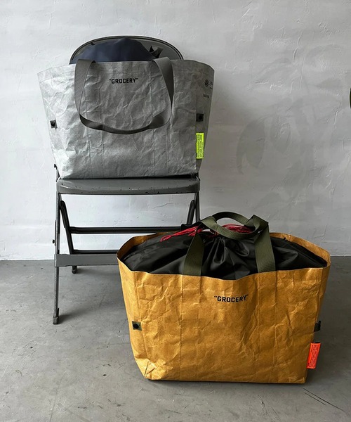 WEEKEND(ER)（ウィークエンダー）の「WEEKEND(ER) ウィークエンダー COOLBAG/GROCERY（トートバッグ・メンズ・グレー/ナチュラル・FREE）」の3枚目の写真
