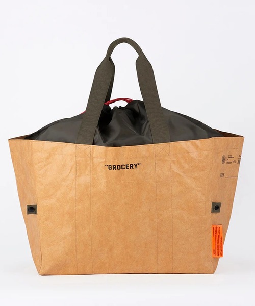 WEEKEND(ER)（ウィークエンダー）の「WEEKEND(ER) ウィークエンダー COOLBAG/GROCERY（トートバッグ・メンズ・グレー/ナチュラル・FREE）」の6枚目の写真