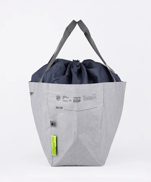 WEEKEND(ER)（ウィークエンダー）の「WEEKEND(ER) ウィークエンダー COOLBAG/GROCERY（トートバッグ・メンズ・グレー/ナチュラル・FREE）」の12枚目の写真