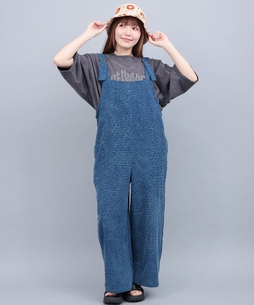 チチカカ（チチカカ）の「Shanti Shanti インディゴサロペットパンツ【WEB限定】（サロペット/オーバーオール・レディース・インディゴブルー・FREE）」の2枚目の写真