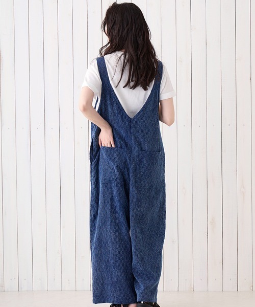 チチカカ（チチカカ）の「Shanti Shanti インディゴサロペットパンツ【WEB限定】（サロペット/オーバーオール・レディース・インディゴブルー・FREE）」の6枚目の写真