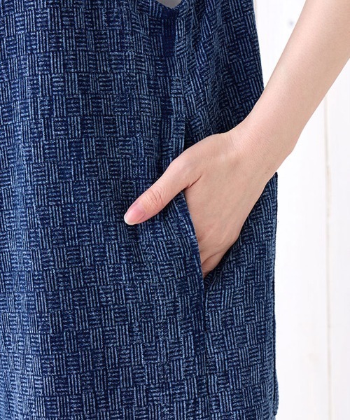 チチカカ（チチカカ）の「Shanti Shanti インディゴサロペットパンツ【WEB限定】（サロペット/オーバーオール・レディース・インディゴブルー・FREE）」の8枚目の写真