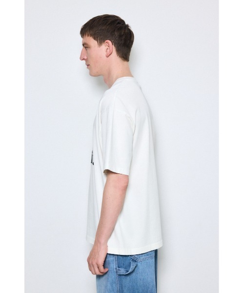 AZUL by moussy（アズールバイマウジー）の「tired of your shit Tシャツ（Tシャツ/カットソー・メンズ・ホワイト/ライトブルー/ブラック/グレー・LARGE/MEDIUM/SMALL）」の10枚目の写真