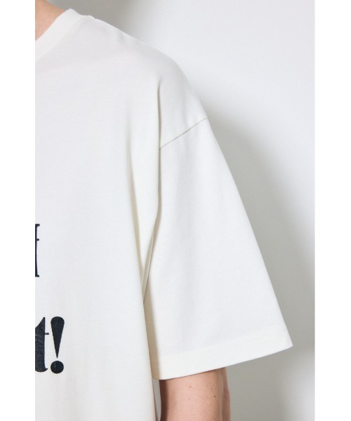 AZUL by moussy（アズールバイマウジー）の「tired of your shit Tシャツ（Tシャツ/カットソー・メンズ・ホワイト/ライトブルー/ブラック/グレー・LARGE/MEDIUM/SMALL）」の14枚目の写真