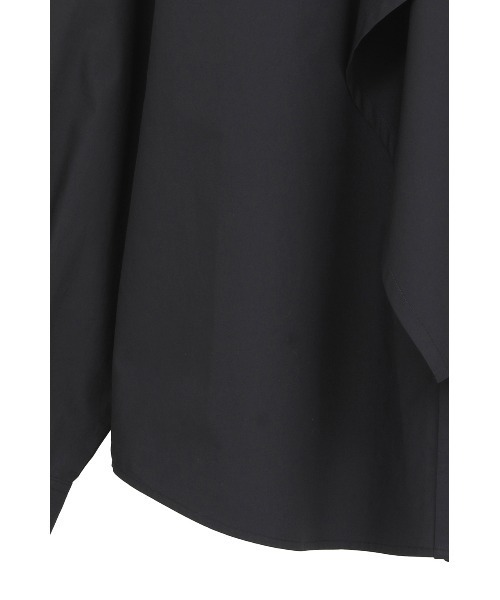 MANOF(マノフ)の「TIE OVER SHIRT(シャツ/ブラウス・レディース・ホワイト/ブラック/ブルー・M/S)」の6枚目の写真