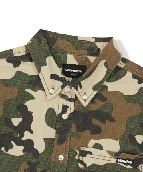 WKNDRS(ウィーキャンドース)の「VINTAGE WASHED SHIRT (CAMO)(シャツ/ブラウス・レディース・その他・MEDIUM/LARGE/X-LARGE)」の3枚目の写真
