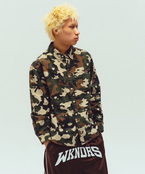 WKNDRS(ウィーキャンドース)の「VINTAGE WASHED SHIRT (CAMO)(シャツ/ブラウス・レディース・その他・MEDIUM/LARGE/X-LARGE)」の7枚目の写真