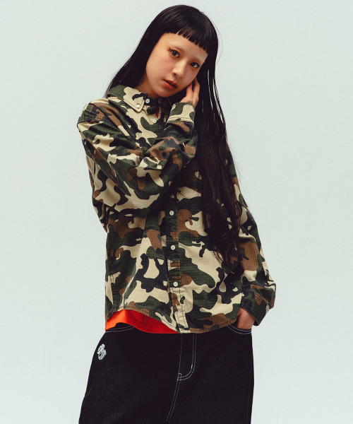 WKNDRS(ウィーキャンドース)の「VINTAGE WASHED SHIRT (CAMO)(シャツ/ブラウス・レディース・その他・MEDIUM/LARGE/X-LARGE)」の8枚目の写真