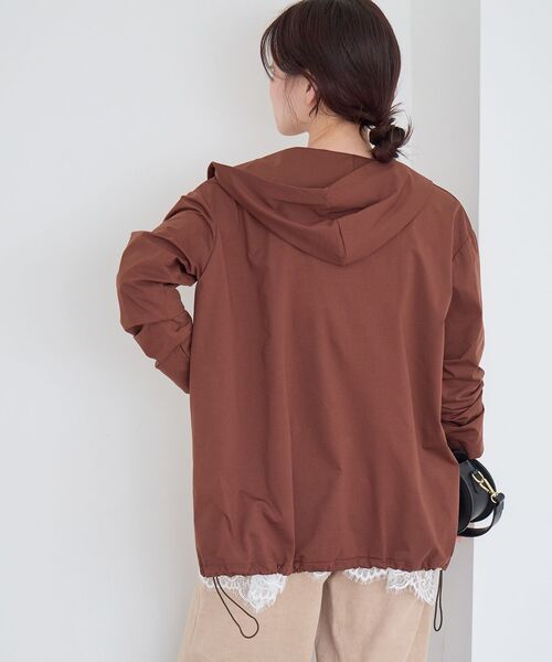 le.coeur blanc（ルクールブラン）の「《WEB限定アイテム》UVカットパーカー（パーカー・レディース・カーキオリーブ/ブラック/ライトグレー/ブラウン・38）」の15枚目の写真