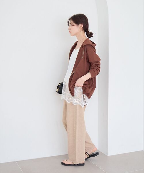 le.coeur blanc（ルクールブラン）の「《WEB限定アイテム》UVカットパーカー（パーカー・レディース・カーキオリーブ/ブラック/ライトグレー/ブラウン・38）」の20枚目の写真