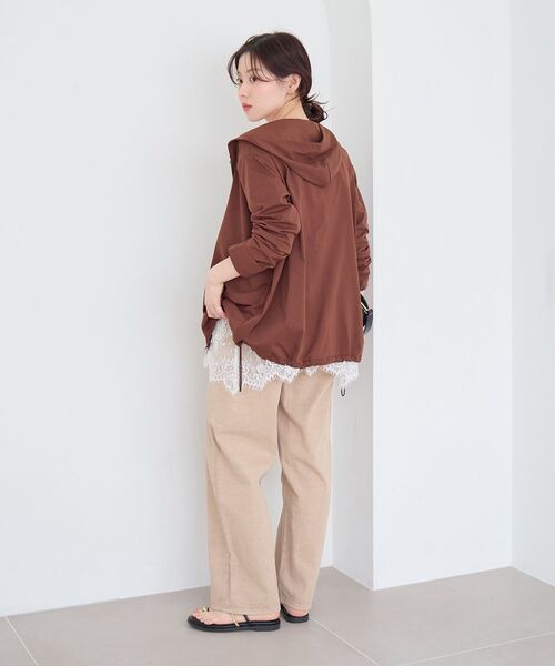 le.coeur blanc（ルクールブラン）の「《WEB限定アイテム》UVカットパーカー（パーカー・レディース・カーキオリーブ/ブラック/ライトグレー/ブラウン・38）」の21枚目の写真