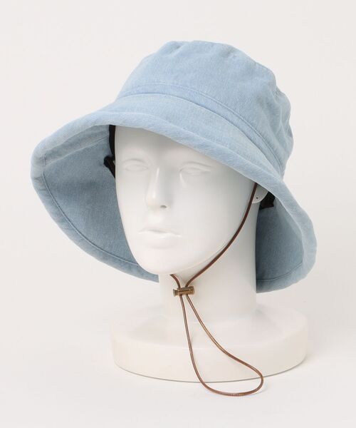 polcadot(ポルカドット)の「【かぶれる日傘】ウォッシュアクティブハット/UVケア帽子 遮光芯入り(ハット・レディース・ブラック/ライトブルー/ベージュ/グリーン・FREE)」の4枚目の写真