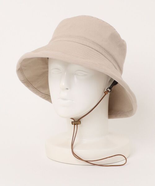 polcadot(ポルカドット)の「【かぶれる日傘】ウォッシュアクティブハット/UVケア帽子 遮光芯入り(ハット・レディース・ブラック/ライトブルー/ベージュ/グリーン・FREE)」の6枚目の写真