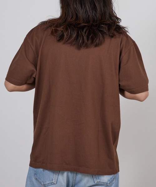 GOOD ROCK SPEED（グッドロックスピード）の「GOOD ROCK SPEED/グッドロックスピード / Disney / MickeyMouse / ピグメント加工プリントデザイン クルーネックTシャツ2026年春夏（Tシャツ/カットソー・メンズ・ホワイト/ブラウン・S/M/L）」の9枚目の写真