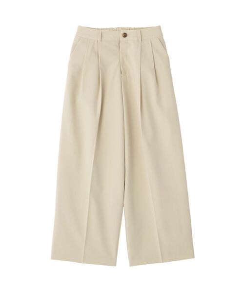 CRAFT STANDARD BOUTIQUE（クラフトスタンダードブティック）の「タックイージーワイドパンツ（その他パンツ・レディース・ブラウン/杢グレー/ライトベージュ・M/L）」の21枚目の写真