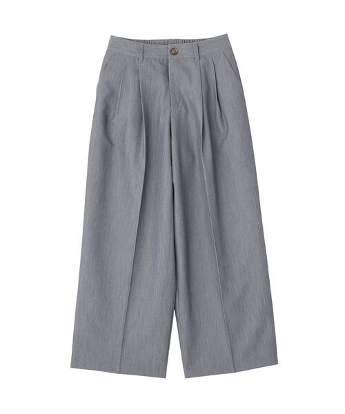 CRAFT STANDARD BOUTIQUE（クラフトスタンダードブティック）の「タックイージーワイドパンツ（その他パンツ・レディース・ブラウン/杢グレー/ライトベージュ・M/L）」の12枚目の写真