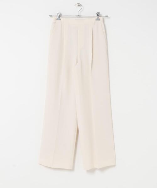 URBAN RESEARCH ROSSO WOMEN（アーバンリサーチ　ロッソ）の「DONEEYU　ダブルクロスワイドパンツ（その他パンツ・レディース・オフホワイト/ブラック・36/38）」の11枚目の写真